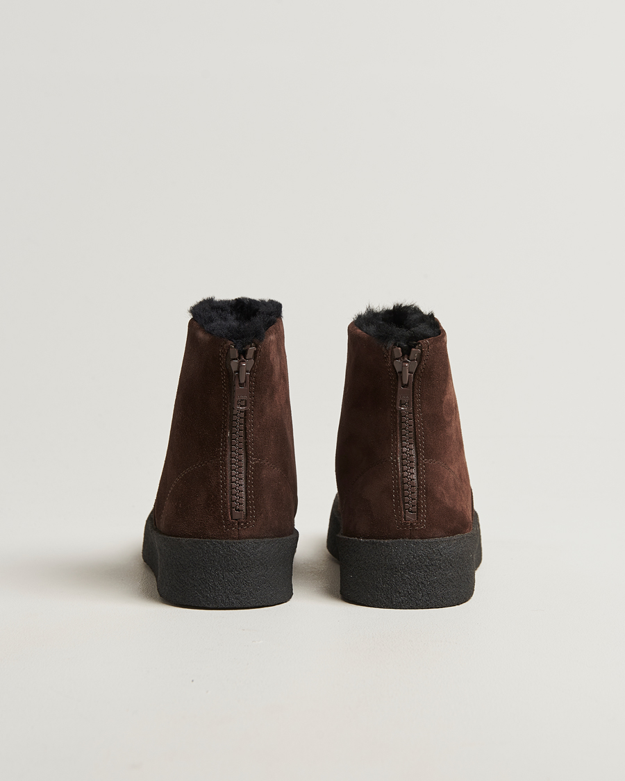 Homme | Bottes | Loake 1880 | Curling Sherling Boot Dark Brown