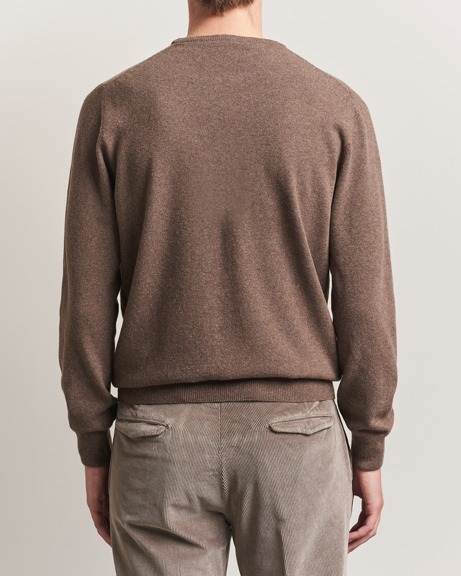 Homme | Pulls Et Tricots | Morgano | Wool/Cashmere Crewneck Brown