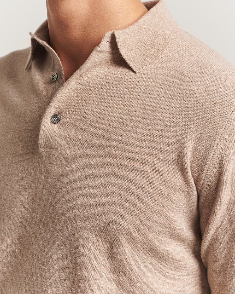 Homme | Pulls Et Tricots | Morgano | Wool/Cashmere Polo Beige