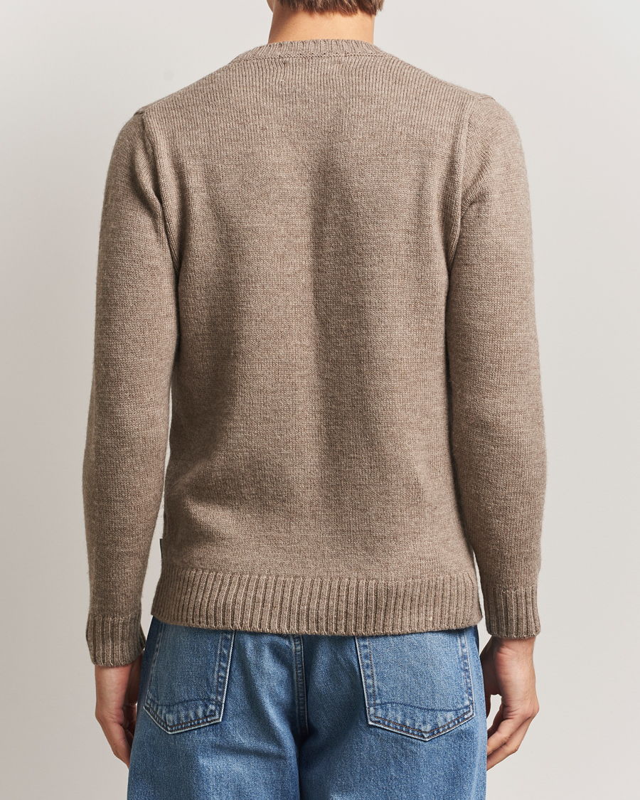 Homme | Pulls Et Tricots | Peregrine | Maker's Stitch Merino Crew Light Brown