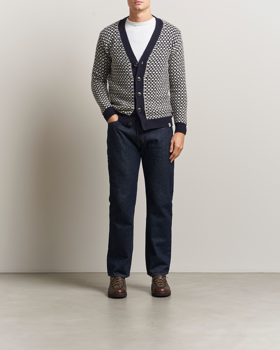 Homme | Pulls Et Tricots | Peregrine | Network Merino Cardigan Navy