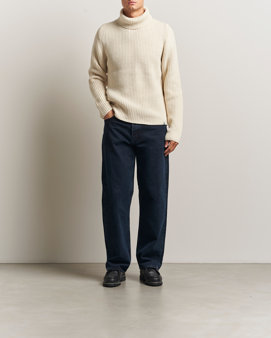 Homme | Pulls Et Tricots | Peregrine | Wilkinson Knitted Merino Rollneck Ecru