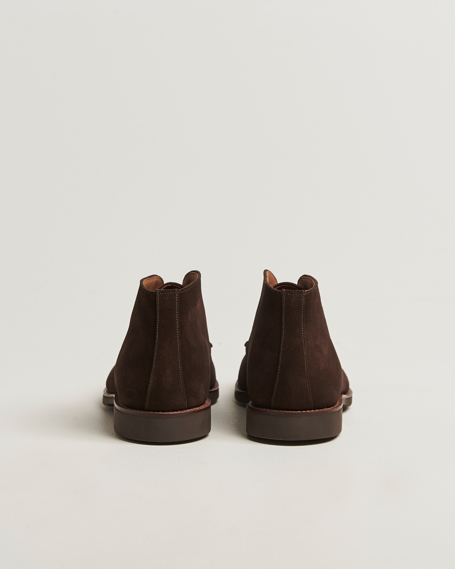 Homme | Bottes | Crockett & Jones | Bibury Chukka Boot Dark Brown Suede