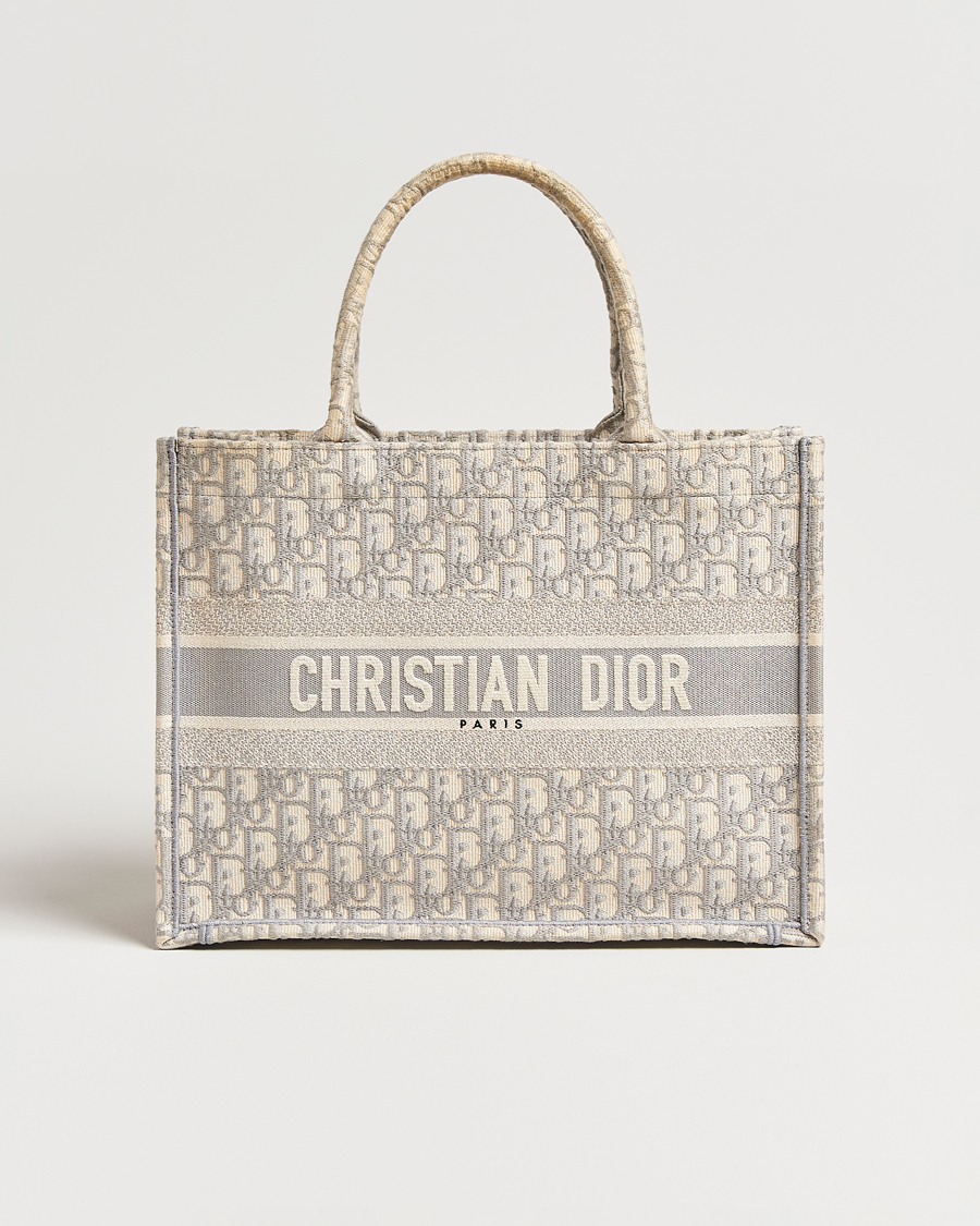 Homme | Dior Pre-Owned Medium Dior Book Tote Light grey | Dior Pre-Owned | Medium Dior Book Tote Light grey