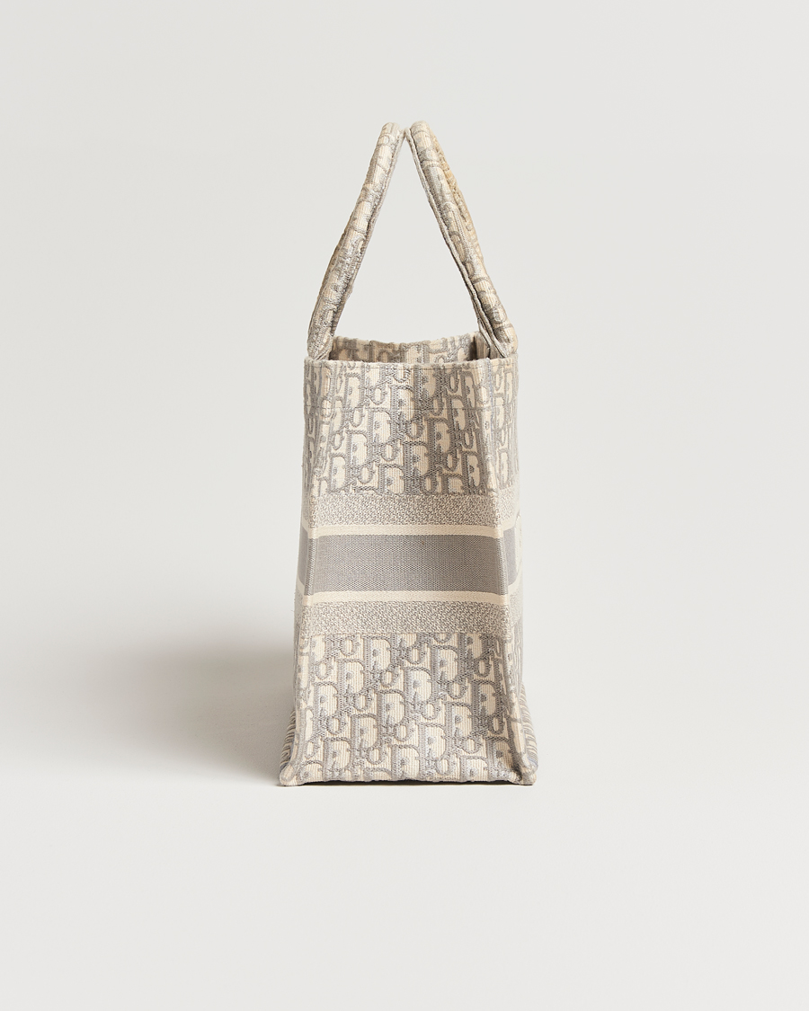 Homme | Dior Pre-Owned Medium Dior Book Tote Light grey | Dior Pre-Owned | Medium Dior Book Tote Light grey