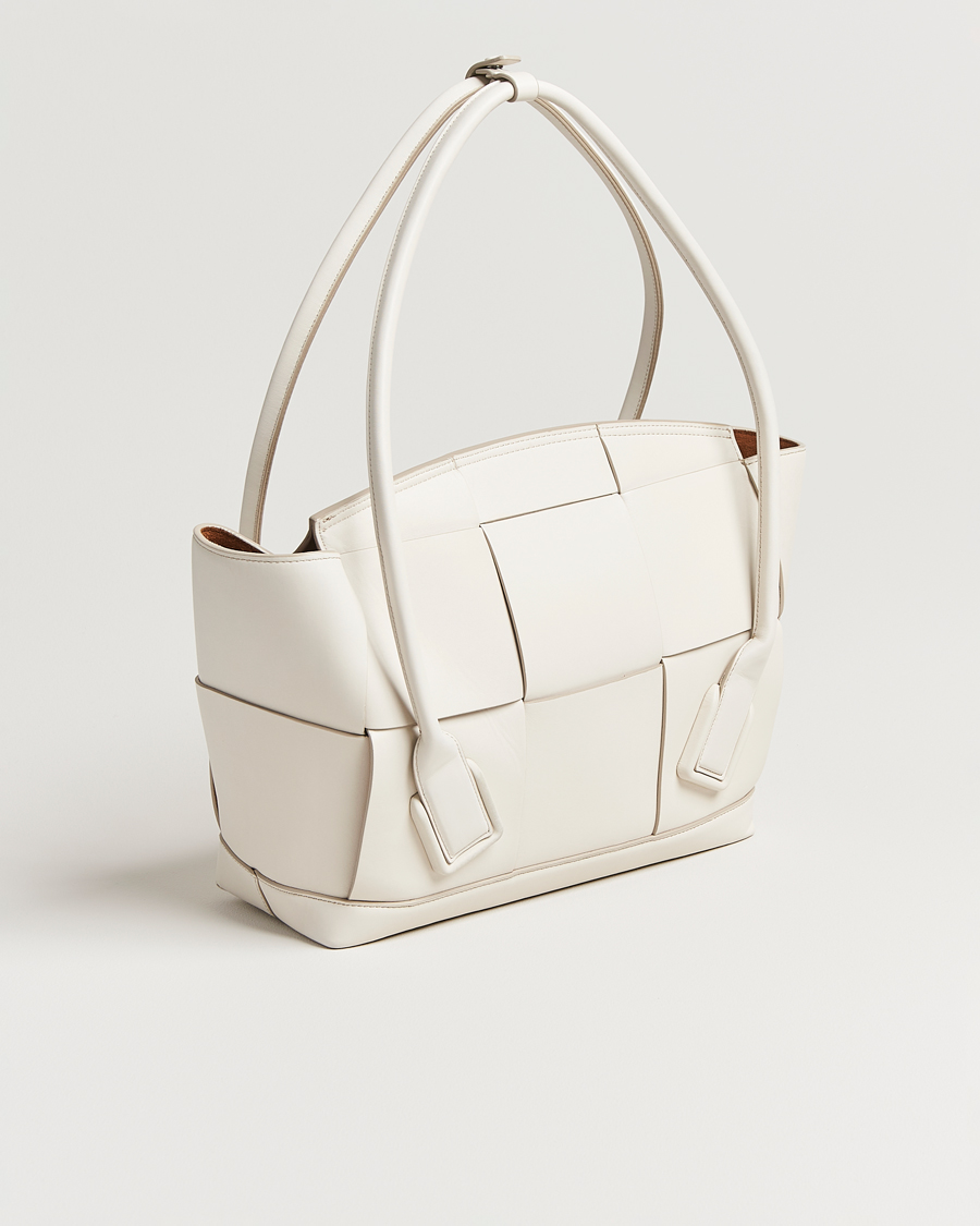 Homme | Bottega Veneta Pre-Owned Intrecciato Arco Small White | Bottega Veneta Pre-Owned | Intrecciato Arco Small White