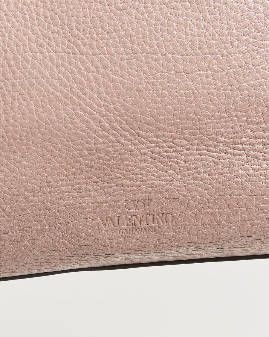 Homme | Valentino Pre-Owned Medium Rockstud Tote Bag Poudre | Valentino Pre-Owned | Medium Rockstud Tote Bag Poudre