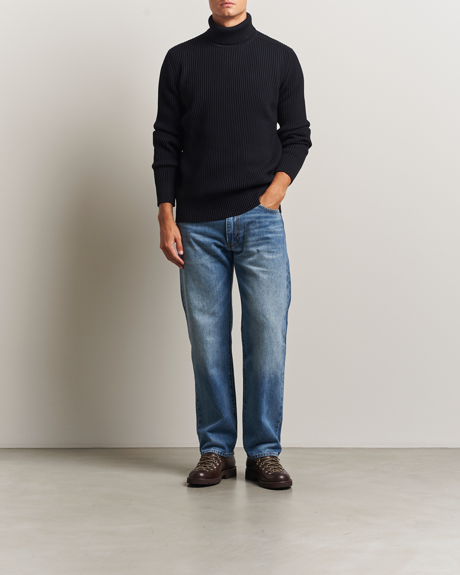 Homme | Pulls Et Tricots | S.N.S. Herning | Fender Wool Rollneck Navy