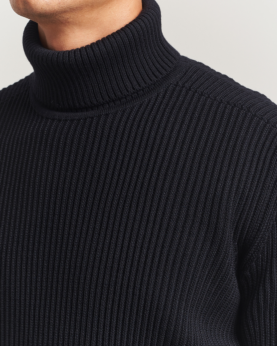 Homme | Pulls Et Tricots | S.N.S. Herning | Fender Wool Rollneck Navy