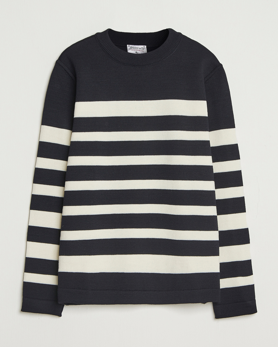 Homme | Pulls Et Tricots | S.N.S. Herning | Given Wool Crew Neck Navy/White