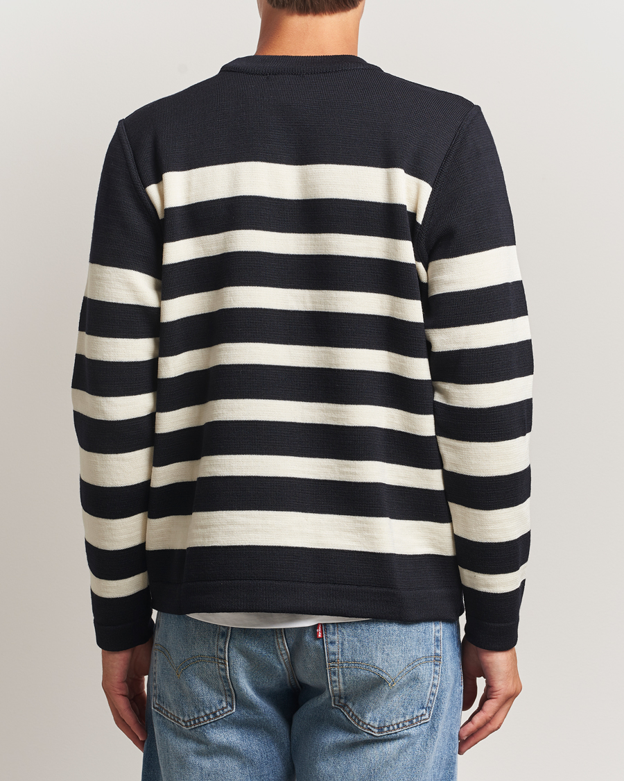 Homme | Pulls Et Tricots | S.N.S. Herning | Given Wool Crew Neck Navy/White