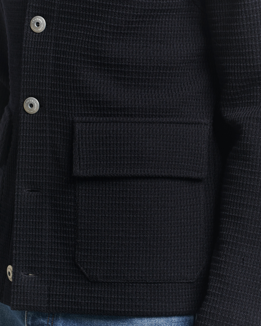 Homme | Pulls Et Tricots | S.N.S. Herning | Wool Chore Jacket Navy
