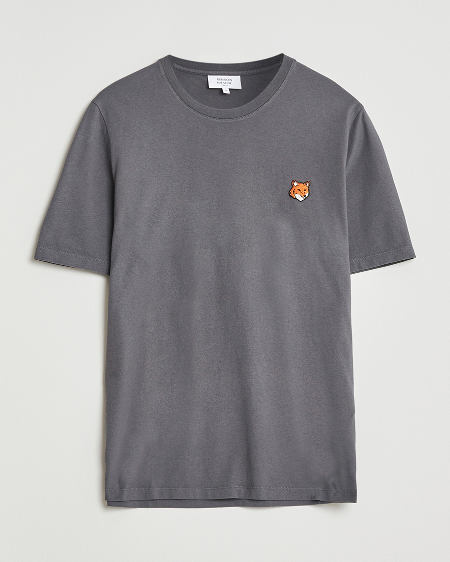 Homme | T-shirts | Maison Kitsuné | Fox Head T-Shirt Charcoal