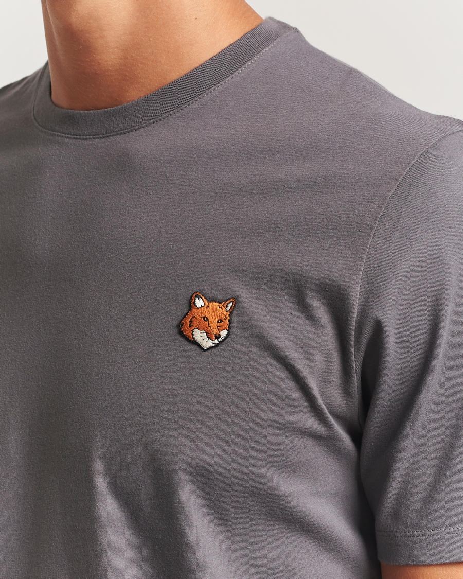 Homme | T-shirts | Maison Kitsuné | Fox Head T-Shirt Charcoal