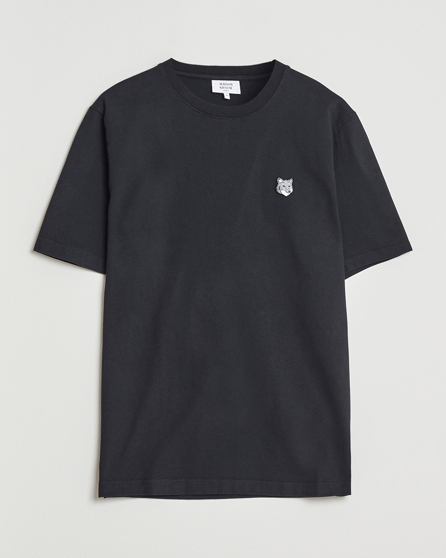 Homme | T-shirts | Maison Kitsuné | Grey Fox Head T-Shirt Black