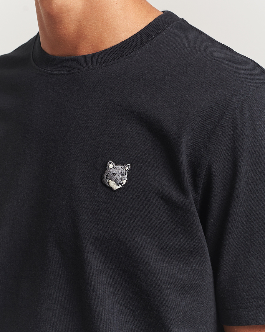 Homme | T-shirts | Maison Kitsuné | Grey Fox Head T-Shirt Black