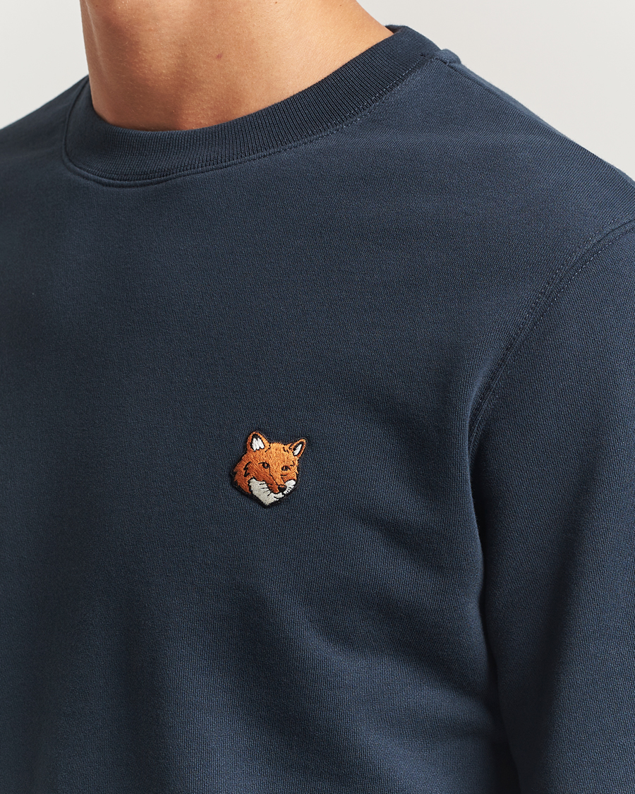 Homme | Pulls Et Tricots | Maison Kitsuné | Fox Head Sweatshirt Classic Navy