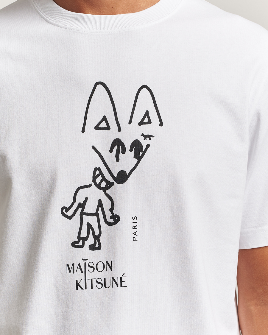 Homme | T-shirts | Maison Kitsuné | Party Fox T-Shirt White