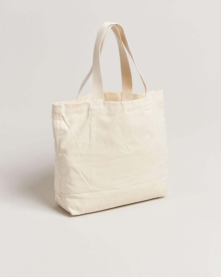 Homme | Maison Kitsuné Dressed Fox Tote Bag Ecru | Maison Kitsuné | Dressed Fox Tote Bag Ecru