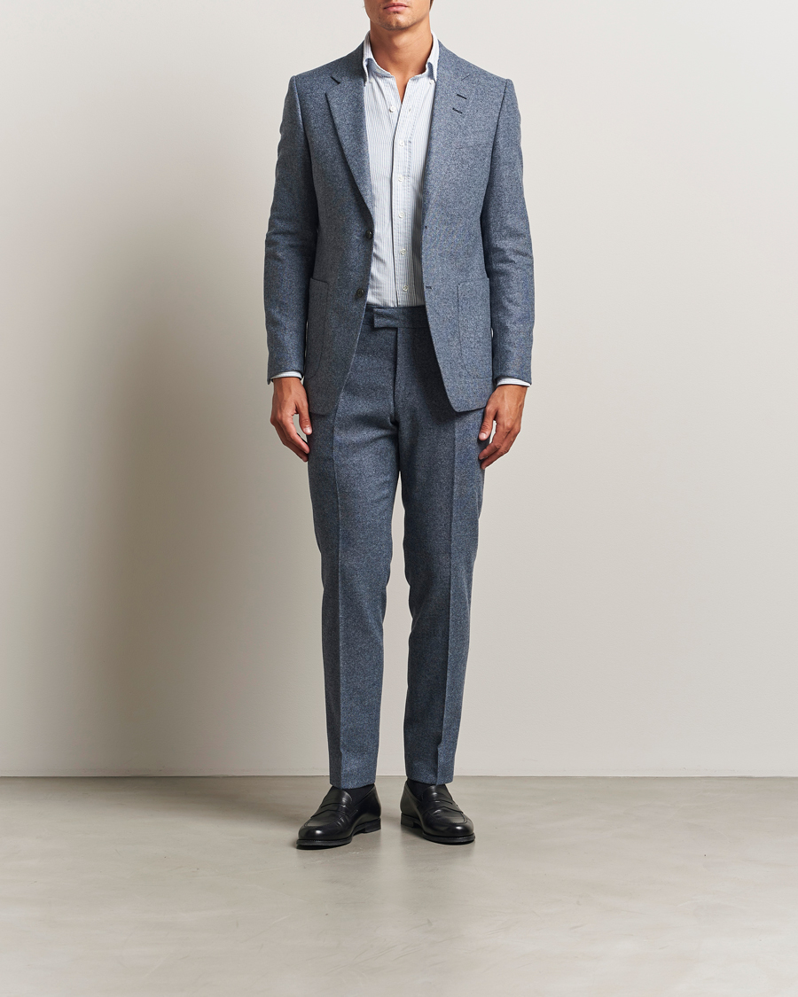Homme | Blazers | Tiger of Sweden | Justin Brushed Wool Blazer Space View
