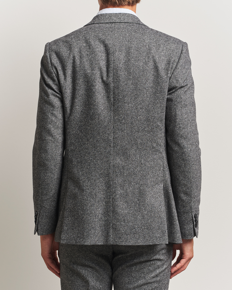 Homme | Blazers | Tiger of Sweden | Justin Brushed Wool Blazer Black