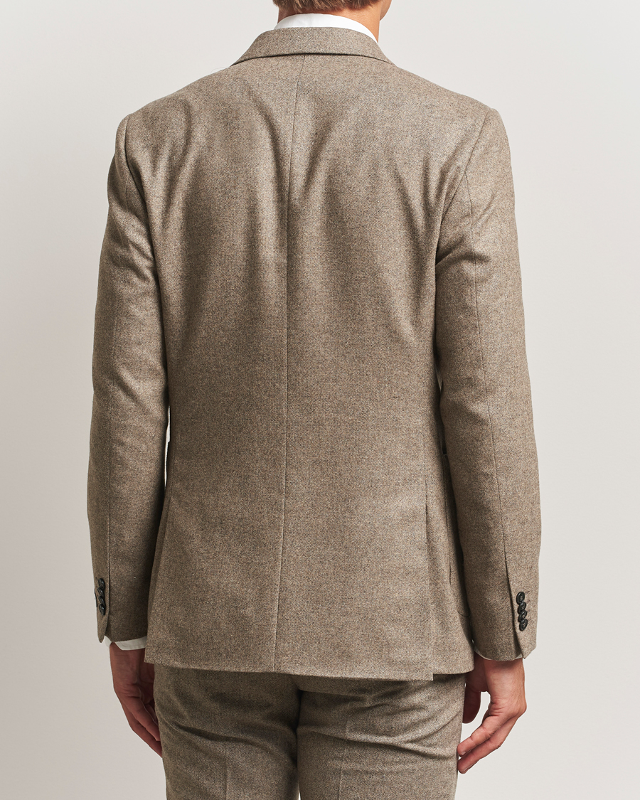 Homme | Blazers | Tiger of Sweden | Justin Brushed Wool Blazer Burlywood