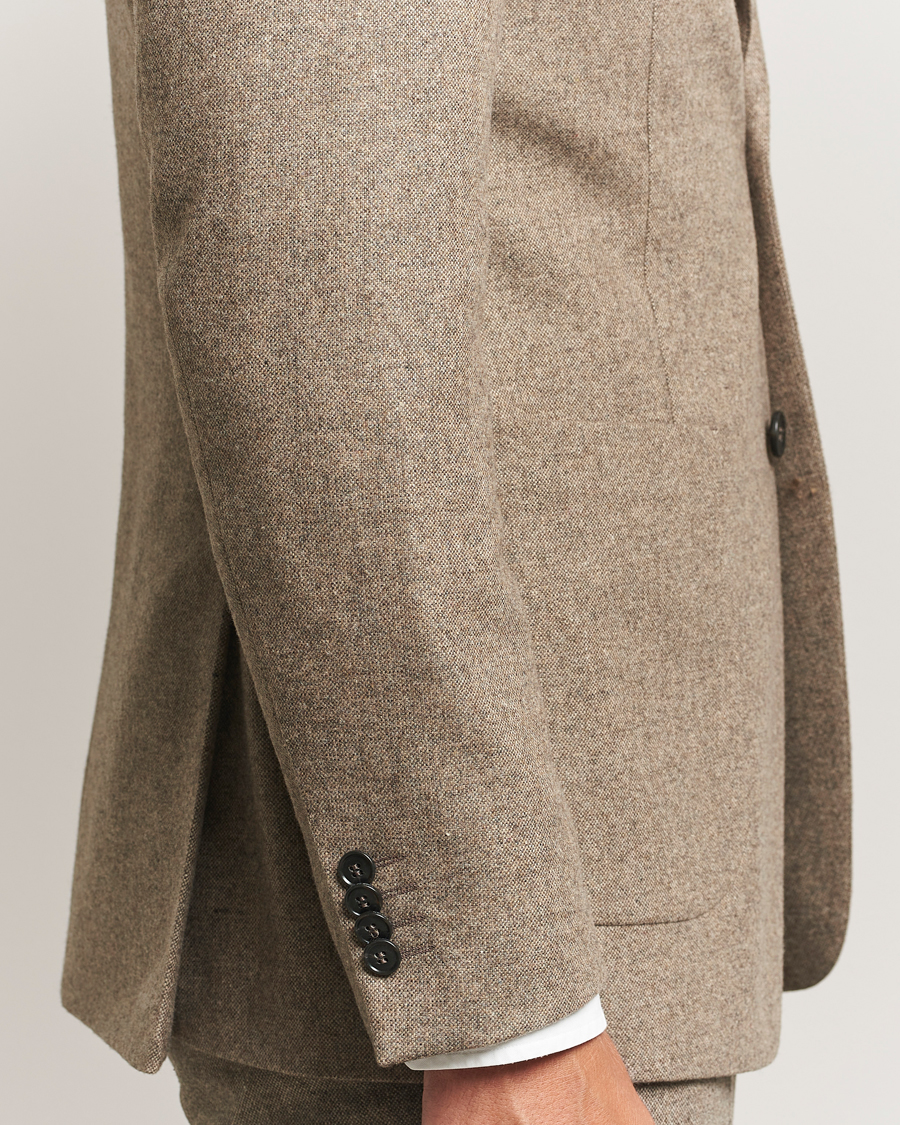 Homme | Blazers | Tiger of Sweden | Justin Brushed Wool Blazer Burlywood