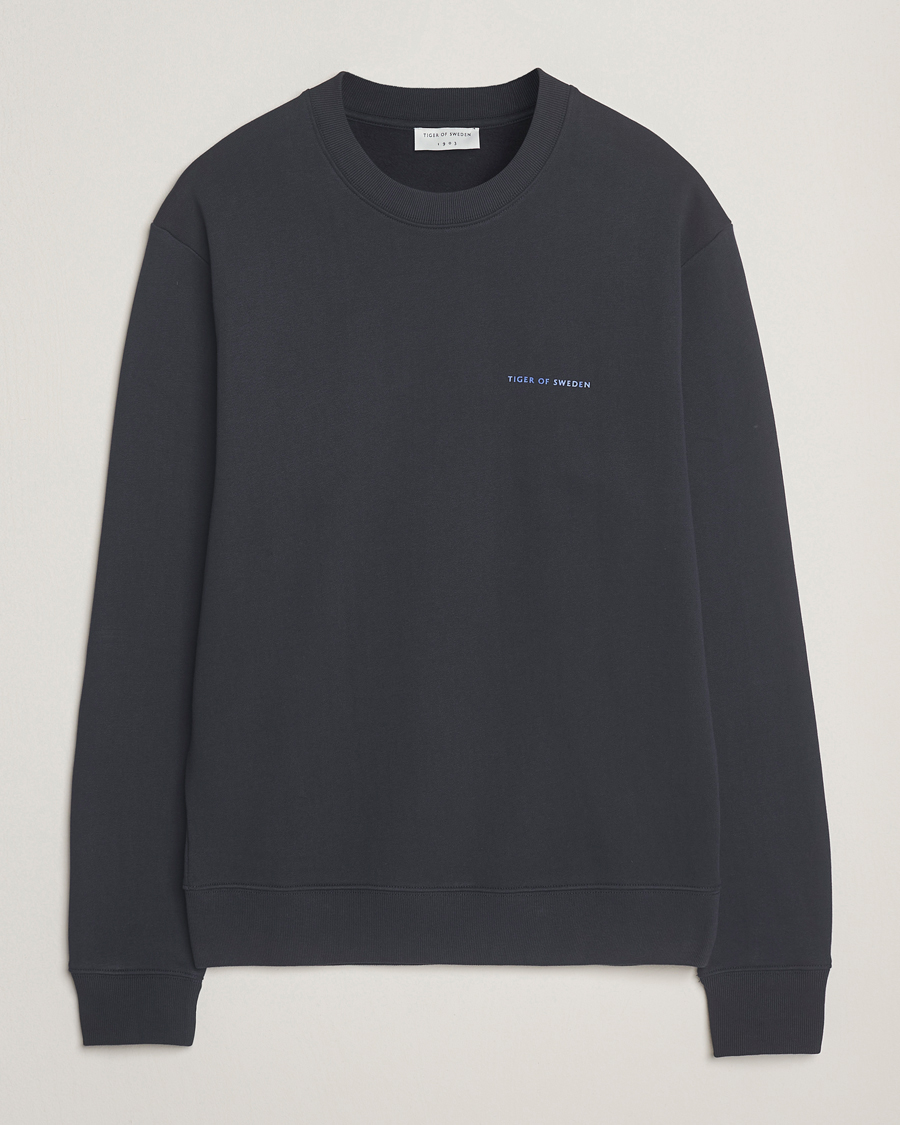 Homme | Pulls Et Tricots | Tiger of Sweden | Emerson Crew Neck Sweatshirt Light Ink