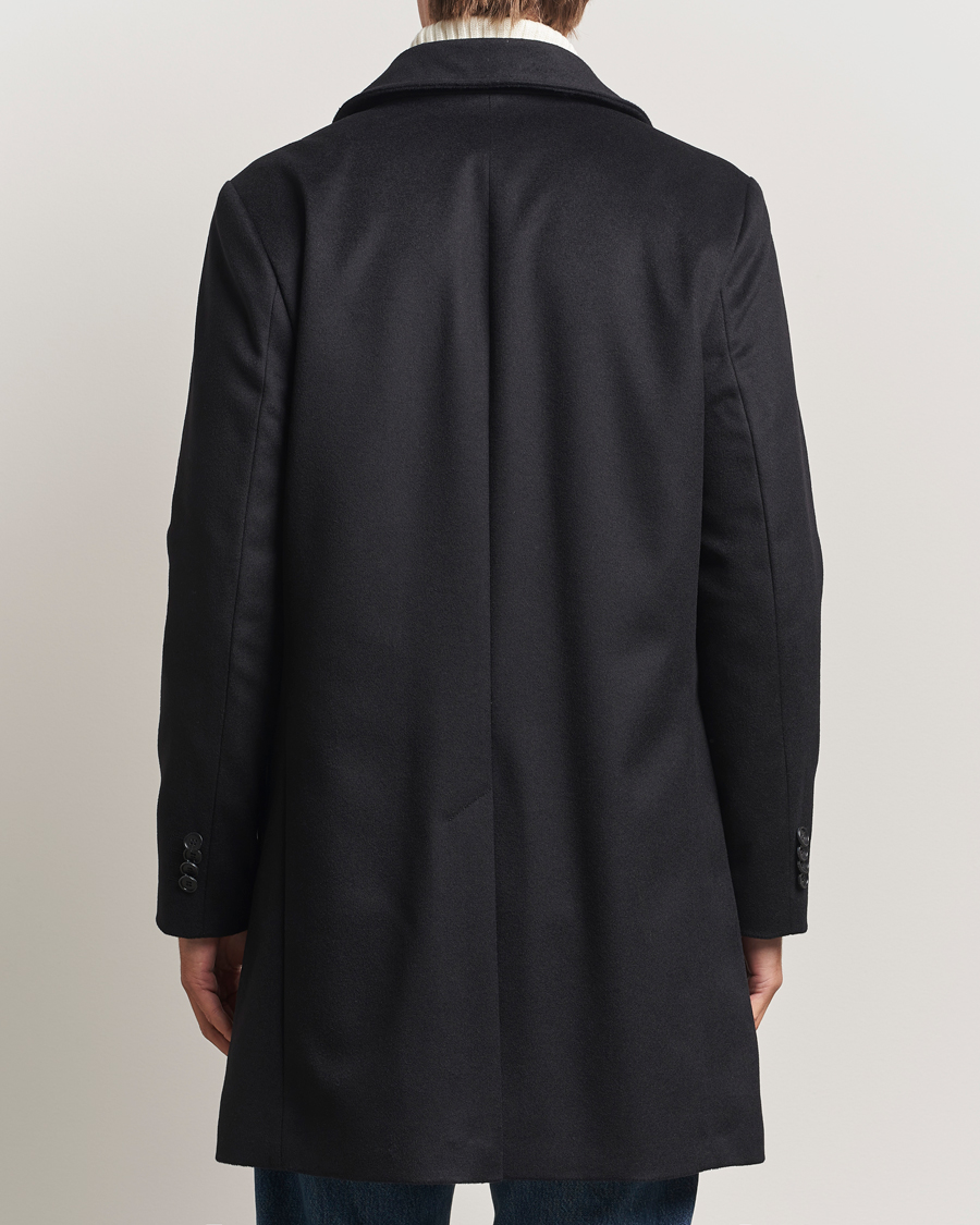 Homme | Manteaux Et Vestes | Tiger of Sweden | Aleric Wool/Cashmere Stand Up Coat Black