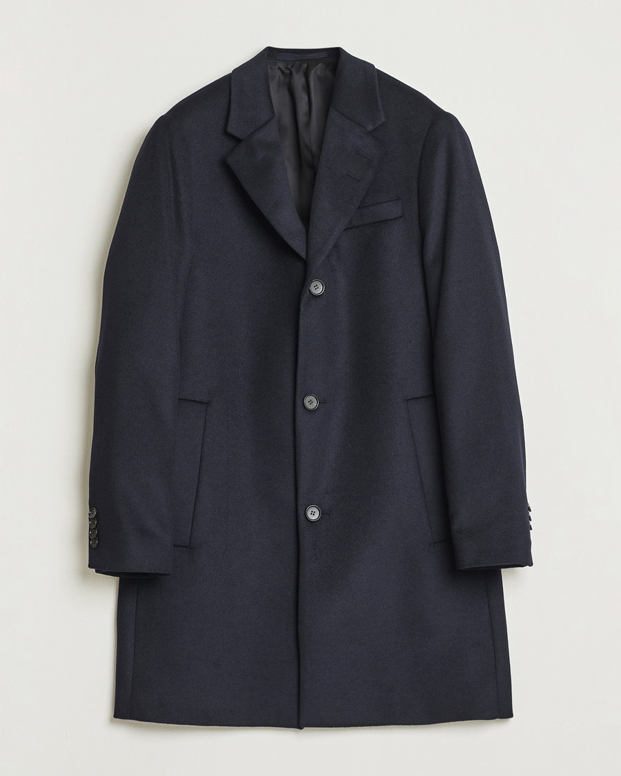 Homme | Manteaux Et Vestes | Tiger of Sweden | Finnan Wool/Cashmere Coat Light Ink