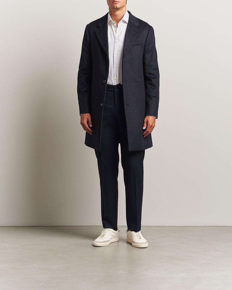 Homme | Manteaux Et Vestes | Tiger of Sweden | Finnan Wool/Cashmere Coat Light Ink