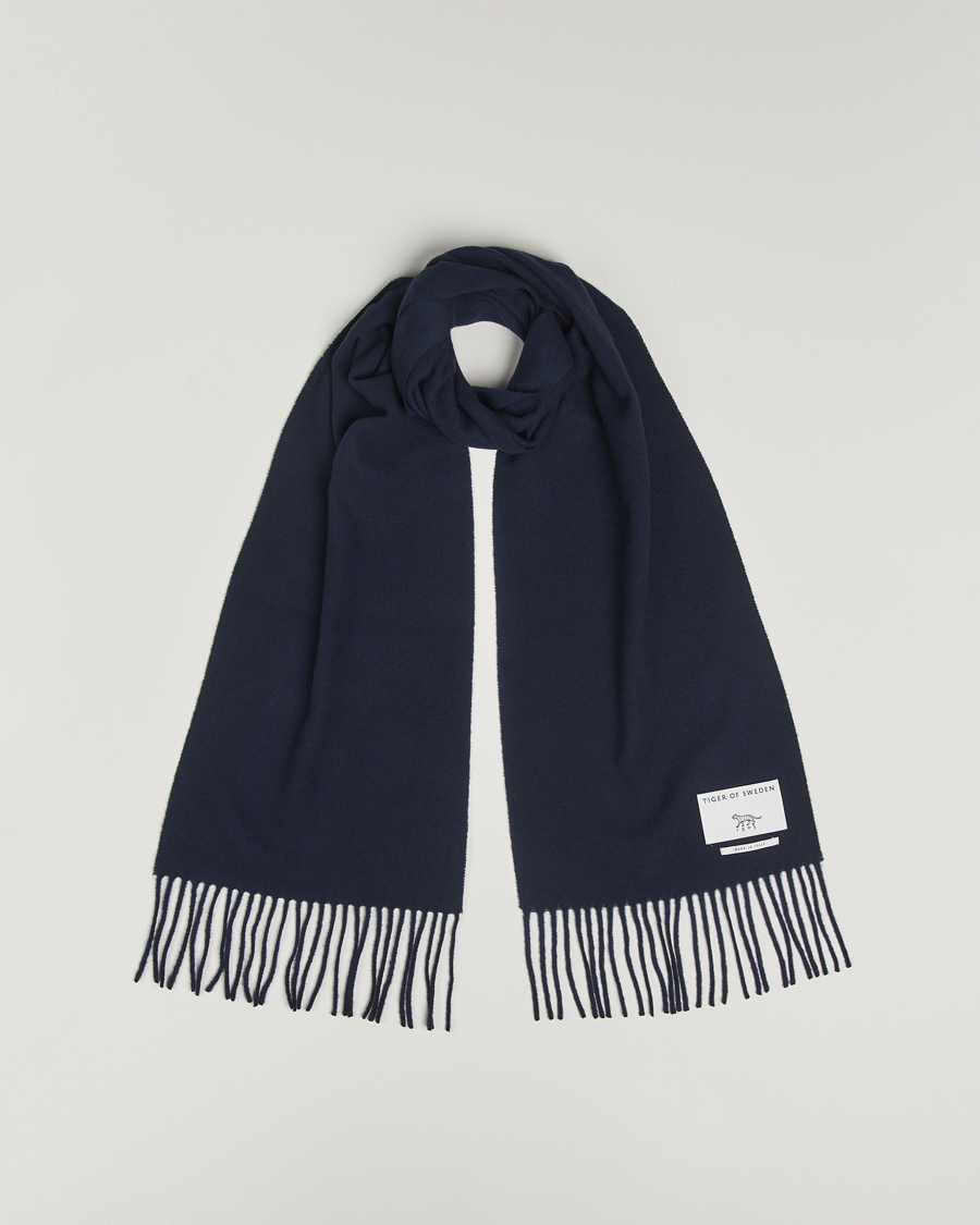 Homme | Écharpes | Tiger of Sweden | Sylan Wool Scarf Light Ink