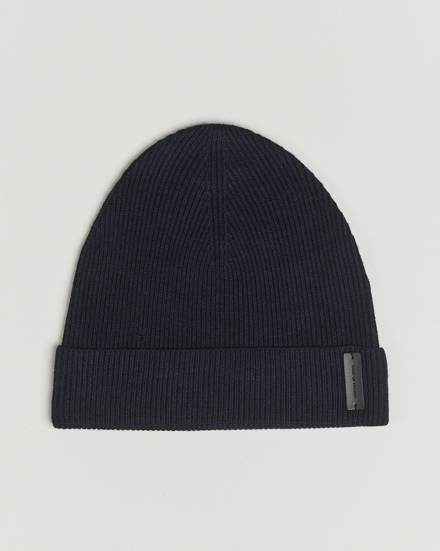 Homme | Bonnets | Tiger of Sweden | Caldu Wool Beanie Light Ink