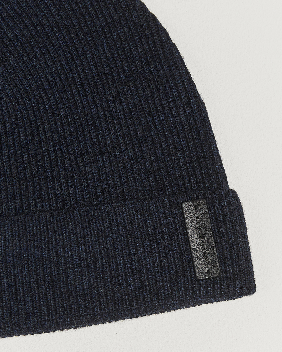 Homme | Bonnets | Tiger of Sweden | Caldu Wool Beanie Light Ink