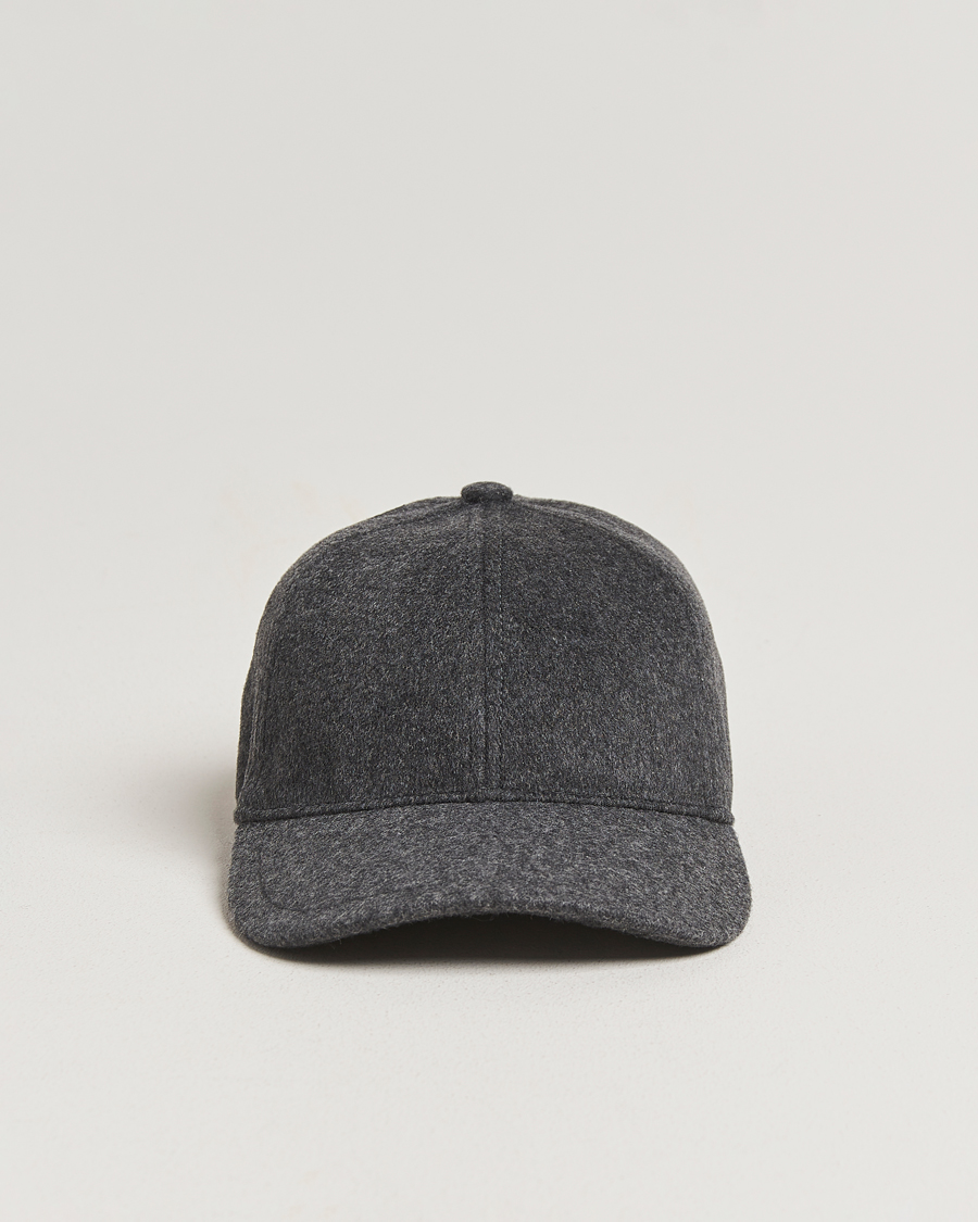 Homme | Tiger of Sweden Hent Wool/Cashmere Cap Dark Grey Melange | Tiger of Sweden | Hent Wool/Cashmere Cap Dark Grey Melange
