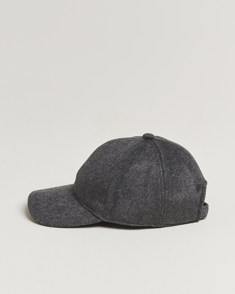 Homme | Tiger of Sweden Hent Wool/Cashmere Cap Dark Grey Melange | Tiger of Sweden | Hent Wool/Cashmere Cap Dark Grey Melange