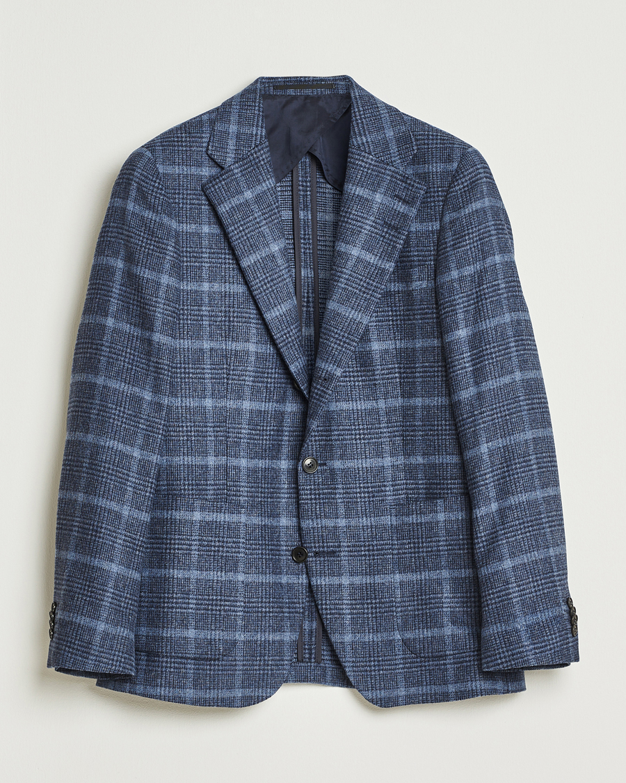 Homme | Blazers | Tiger of Sweden | Easer Wool Checked Blazer Space View