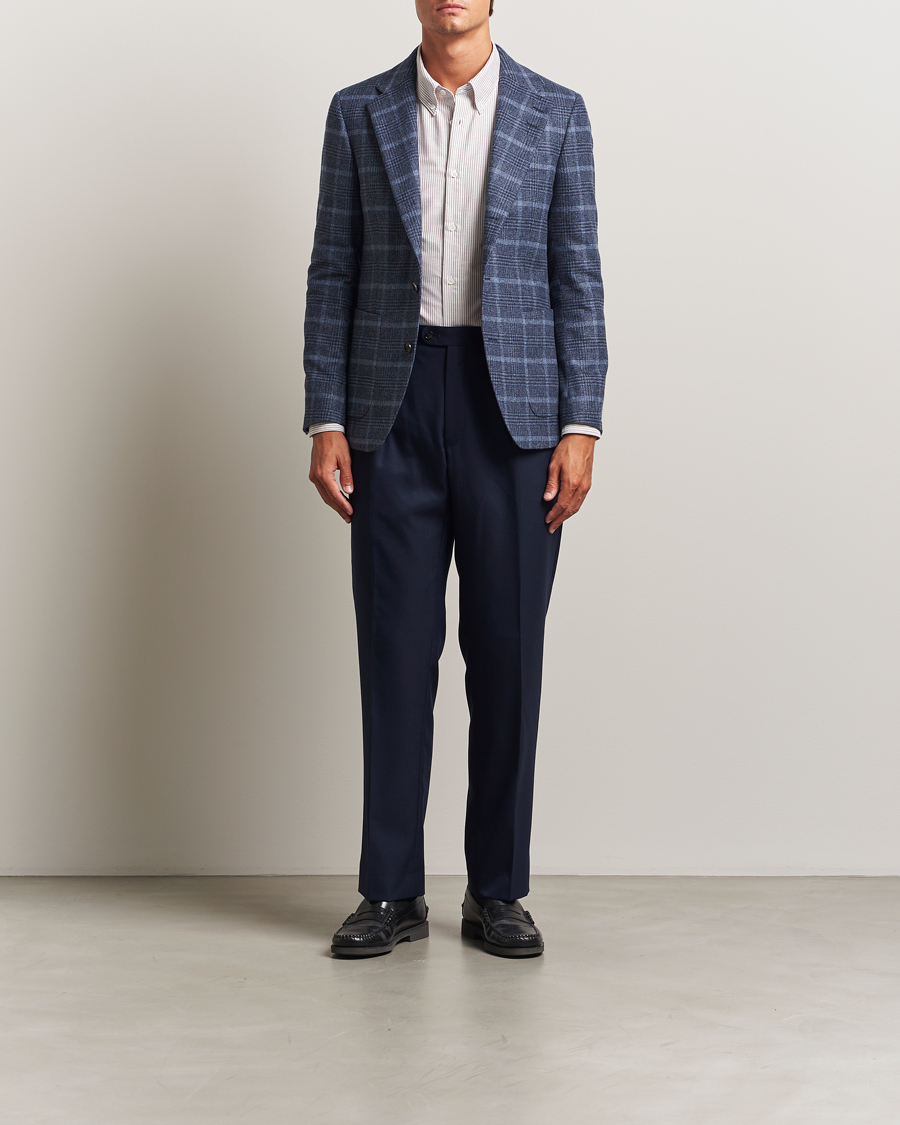 Homme | Blazers | Tiger of Sweden | Easer Wool Checked Blazer Space View