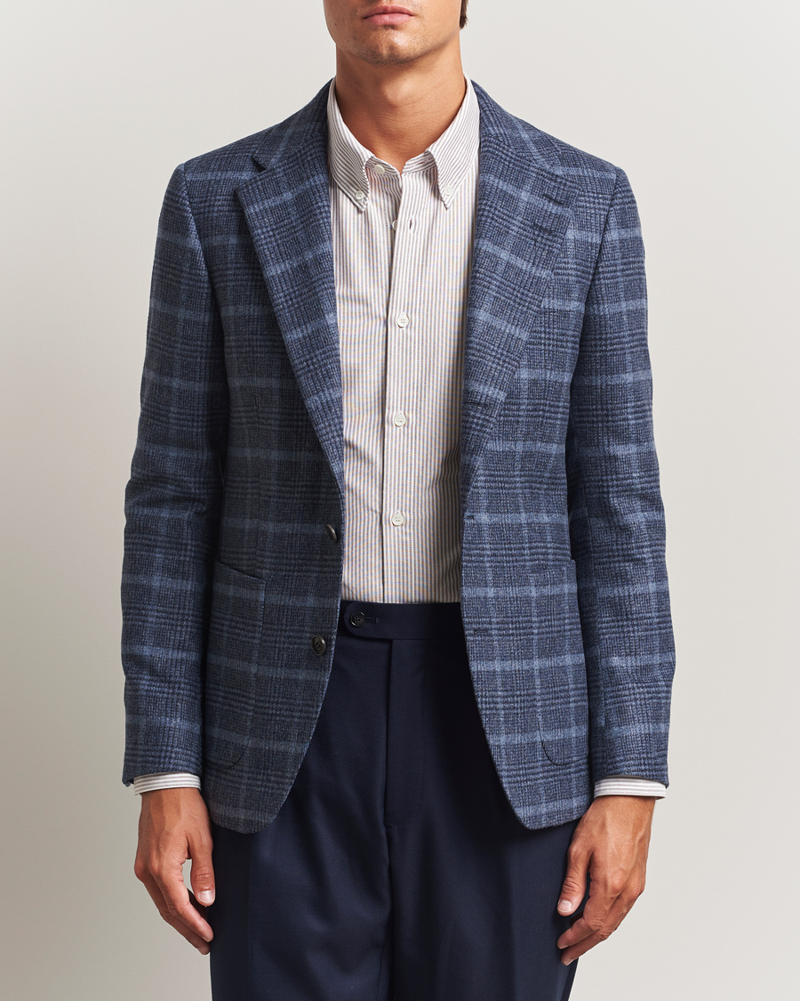 Homme | Blazers | Tiger of Sweden | Easer Wool Checked Blazer Space View