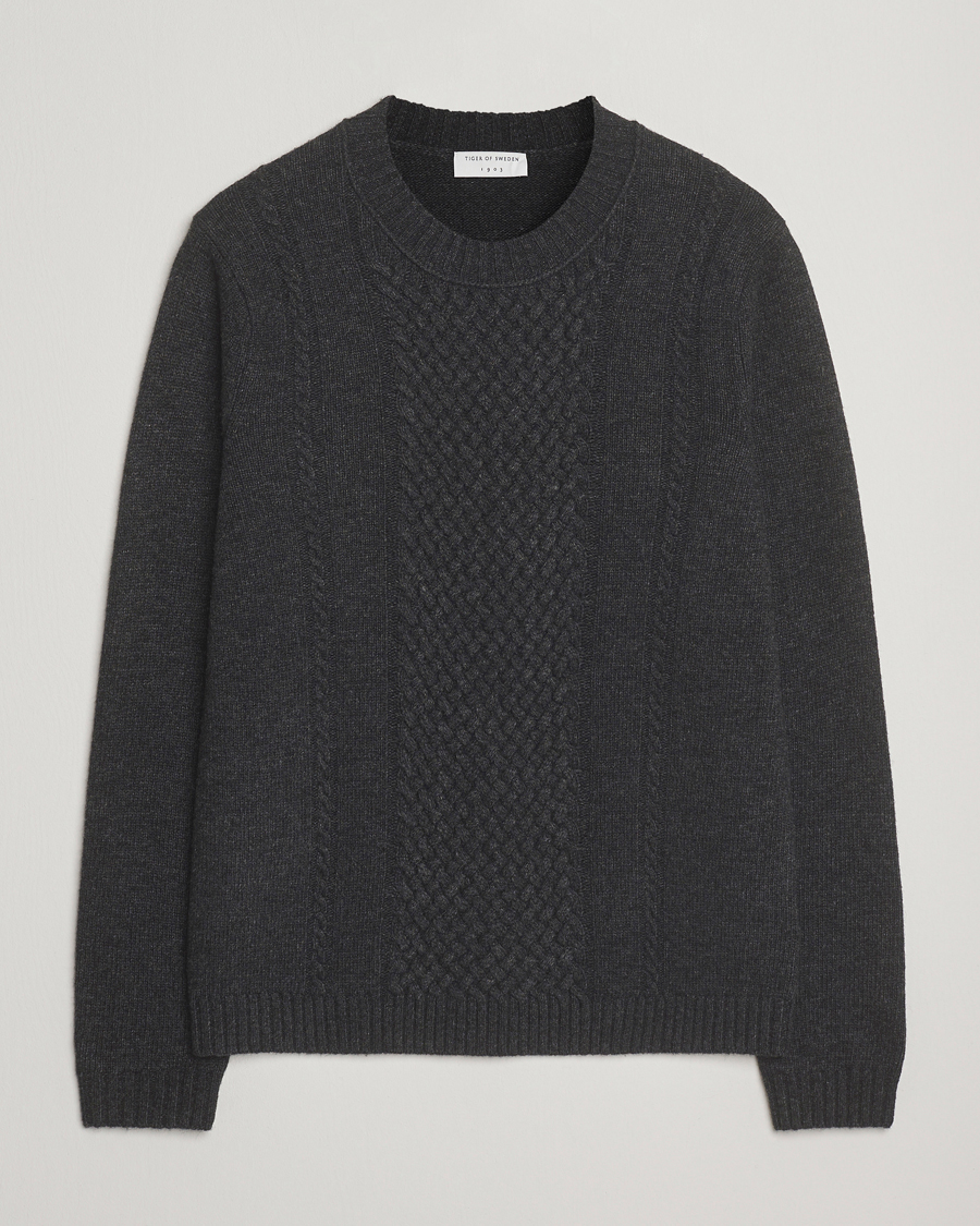 Homme | Pulls Et Tricots | Tiger of Sweden | Harry Wool Knitted Sweater Phantom