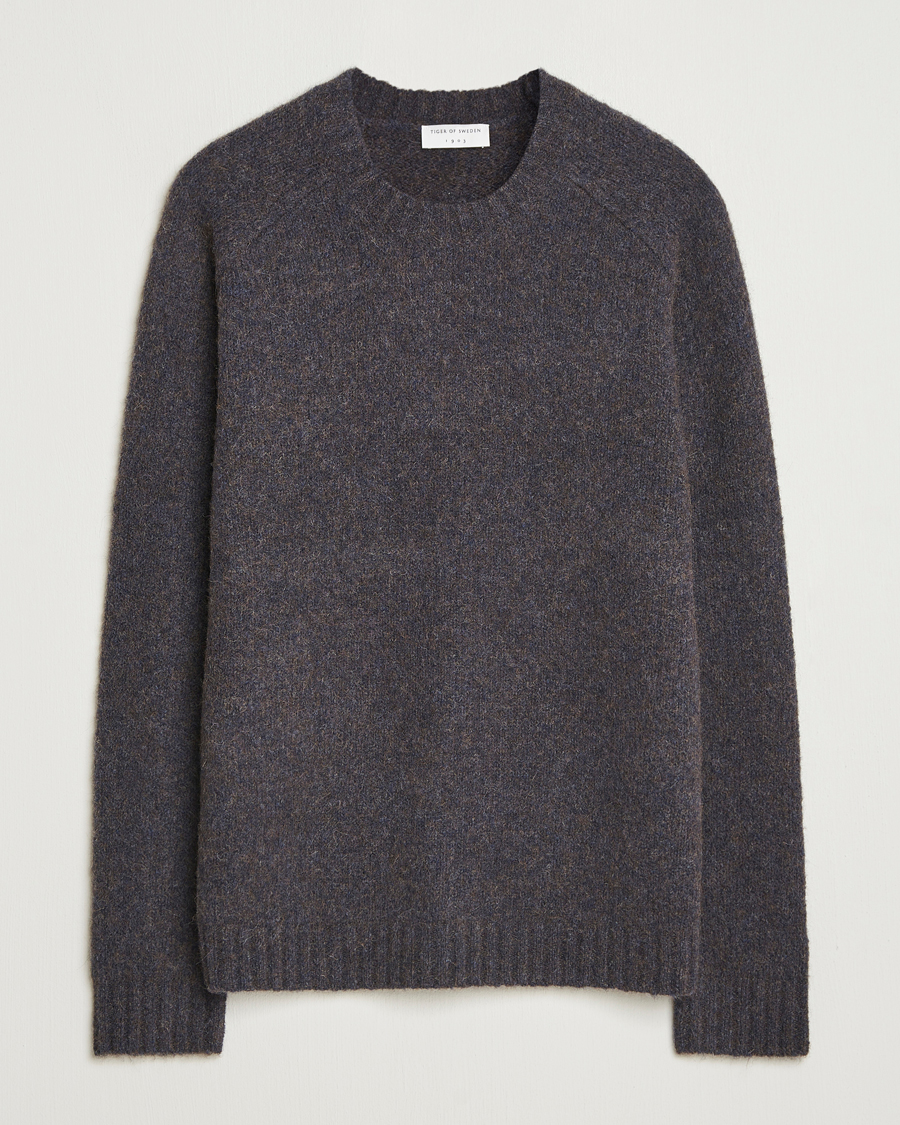 Homme | Pulls Et Tricots | Tiger of Sweden | Adryan Yak/Alpaca Knitted Sweater Blue Function