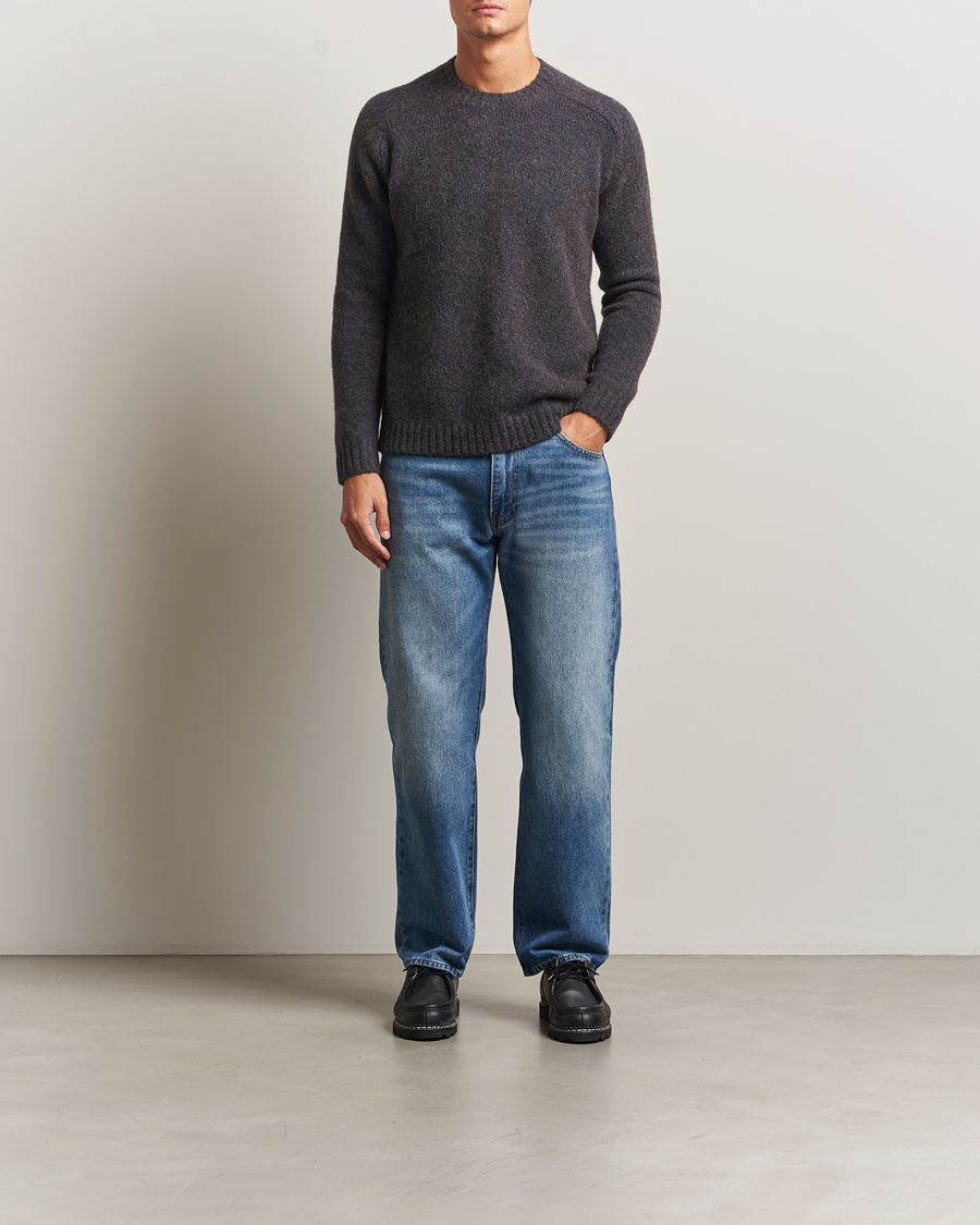 Homme | Pulls Et Tricots | Tiger of Sweden | Adryan Yak/Alpaca Knitted Sweater Blue Function