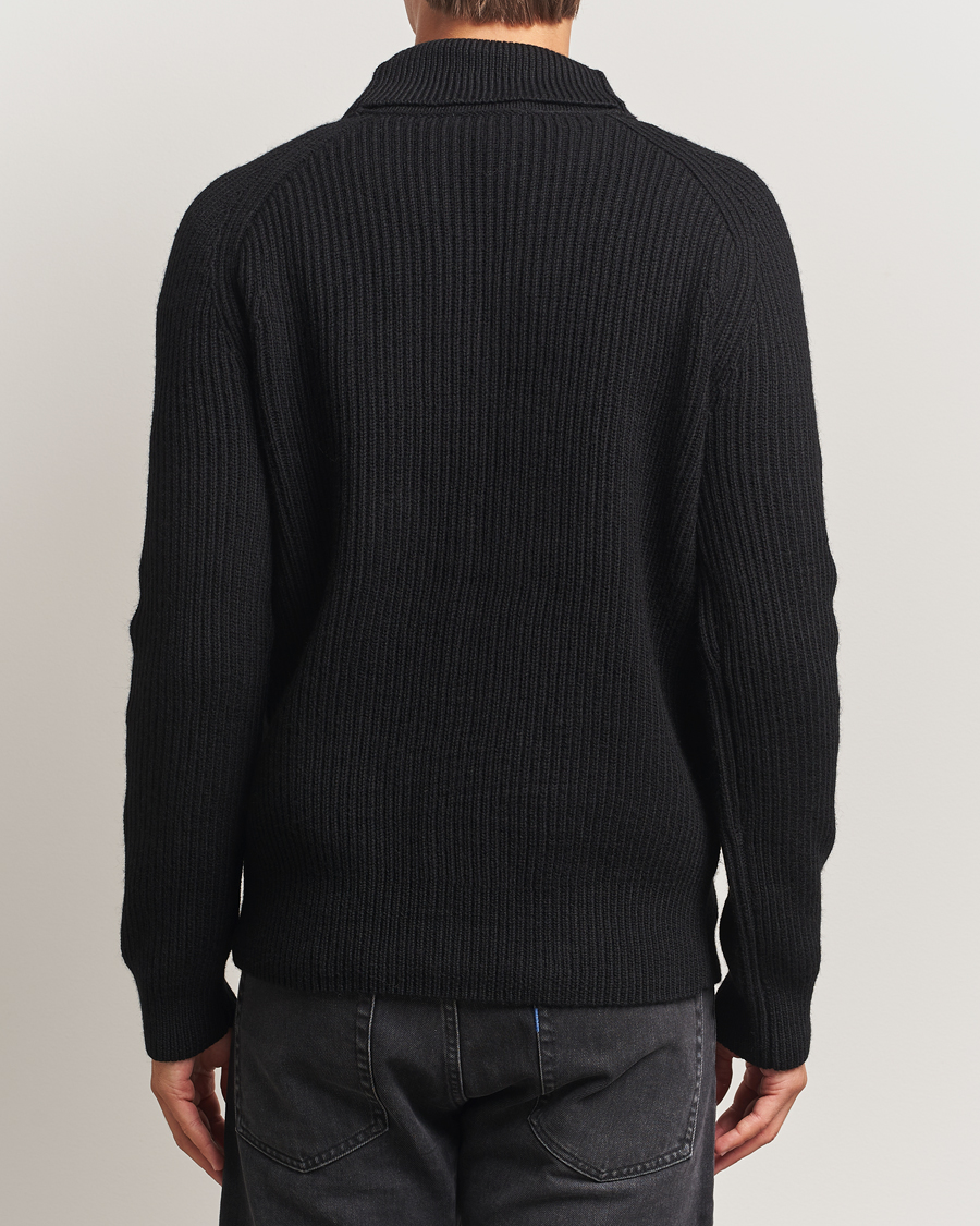 Homme | Pulls Et Tricots | Tiger of Sweden | Lester Heavy Wool Cardigan Black