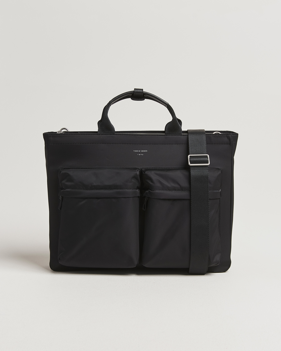 Homme | Sacs | Tiger of Sweden | Sonor Nylon Briefcase Black