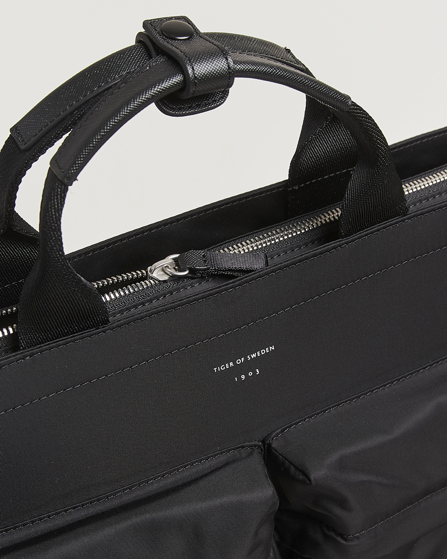 Homme | Sacs | Tiger of Sweden | Sonor Nylon Briefcase Black