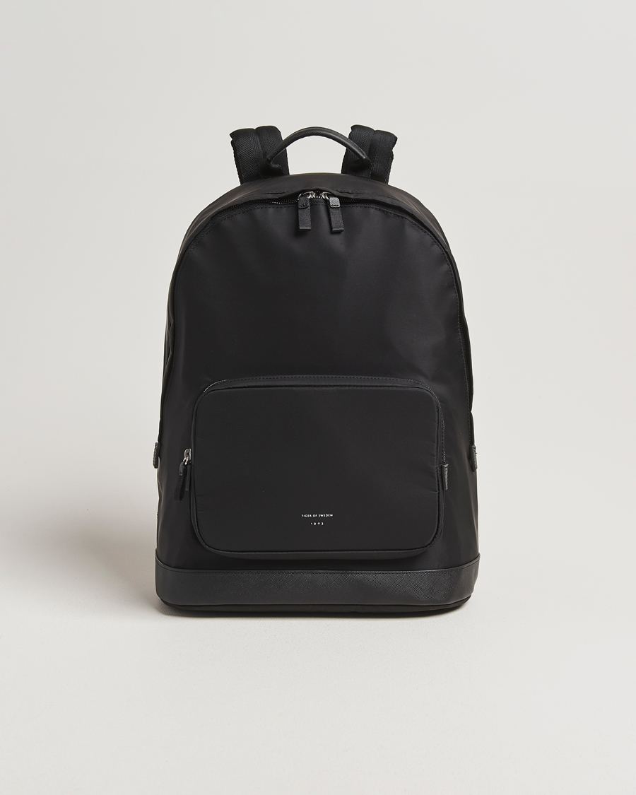 Homme | Sacs | Tiger of Sweden | Dorsu Nylon Backpack Black