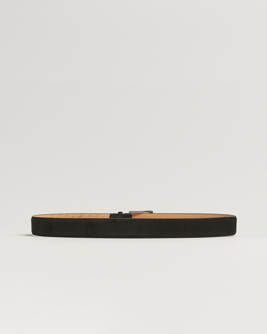 Homme | Tiger of Sweden Bergstroms Suede Belt Black | Tiger of Sweden | Bergstroms Suede Belt Black