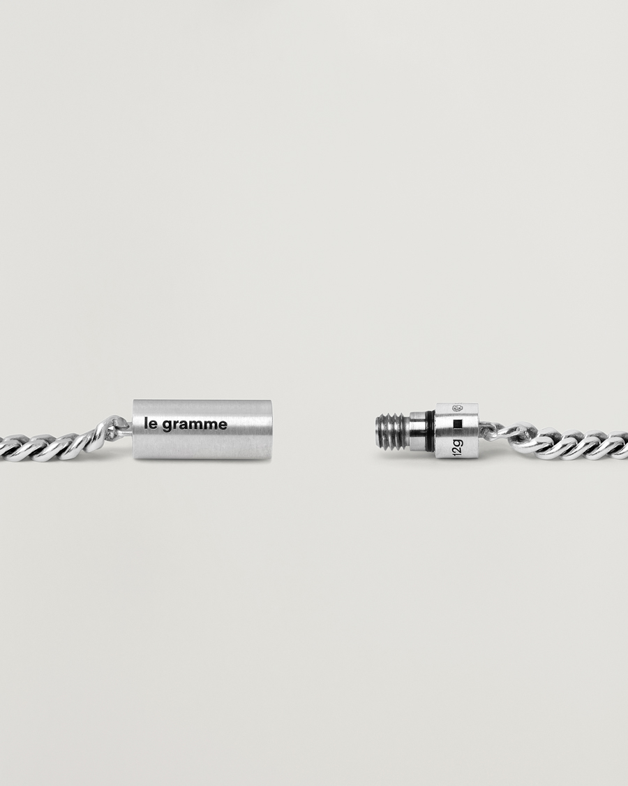 Homme | Bijoux | LE GRAMME | Curb Chain Cable Bracelet Sterling Silver 12g
