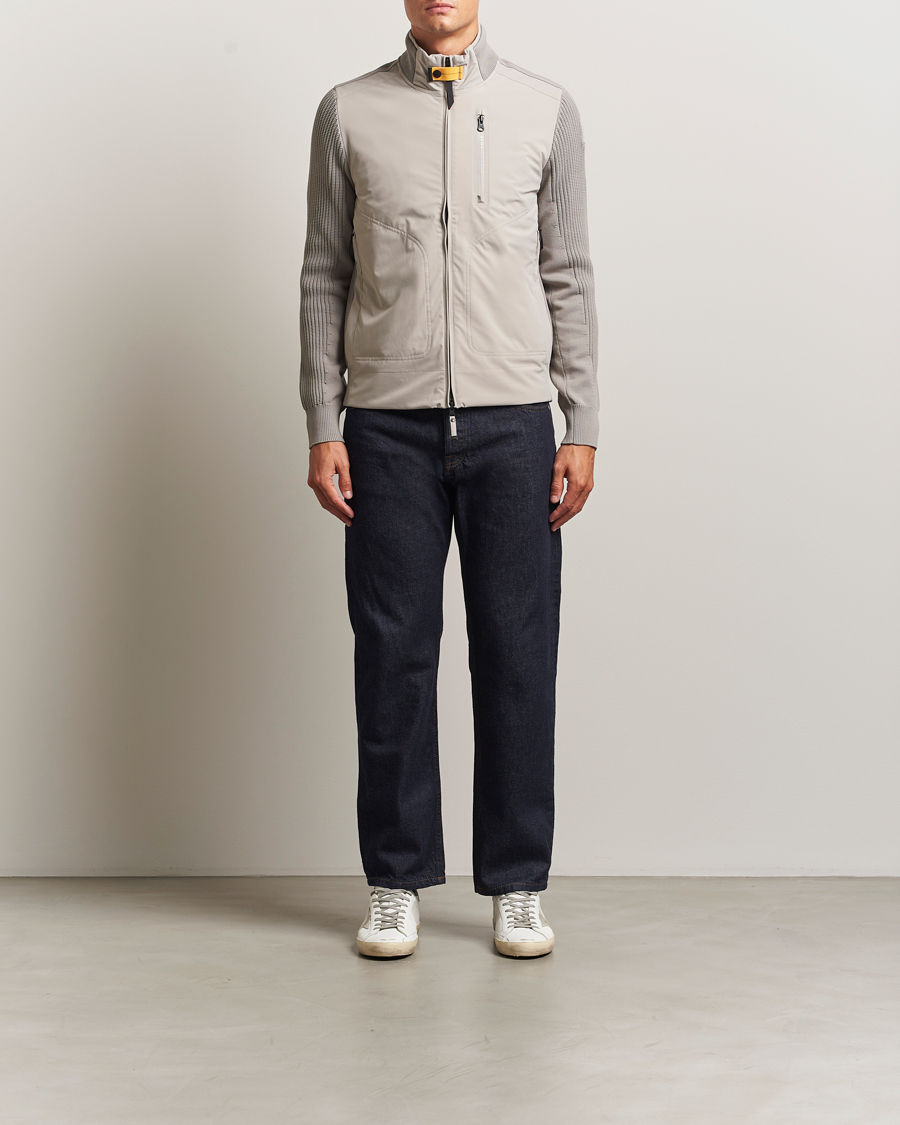 Homme | Manteaux Et Vestes | Parajumpers | Zorba Tech Knit Hybrid Jacket Chateau Grey
