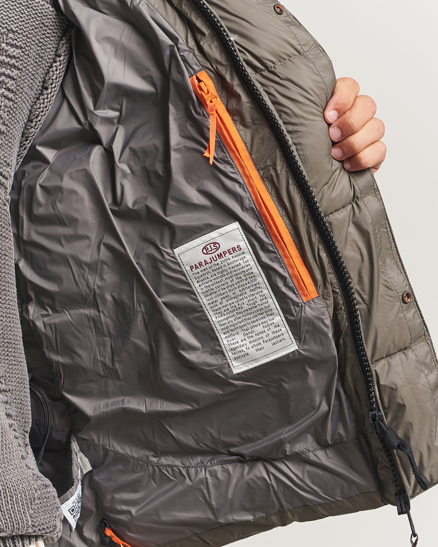 Homme | Manteaux Et Vestes | Parajumpers | Cloud Ripstop Polar Puffer Olive Grey